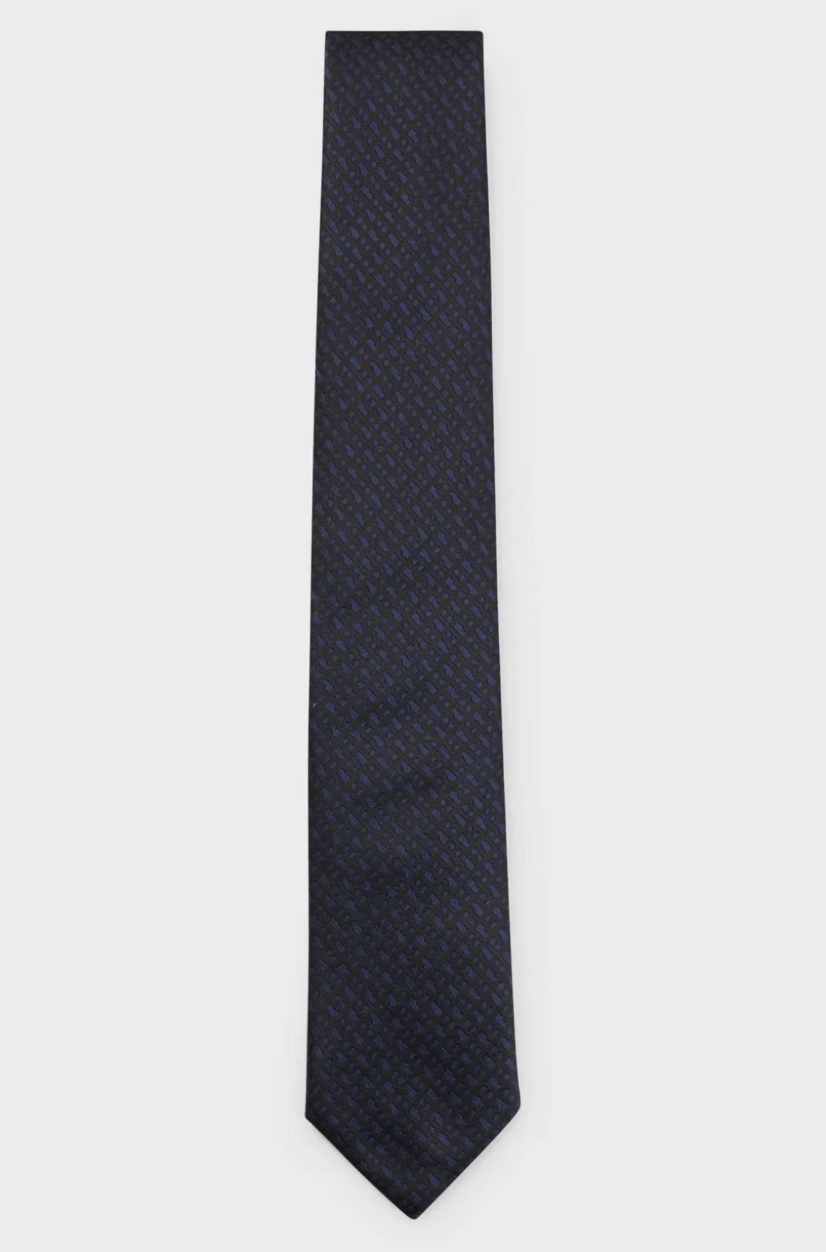 HUGO BOSS Slips I Ren Silke Med Jacquardvævede Monogrammer