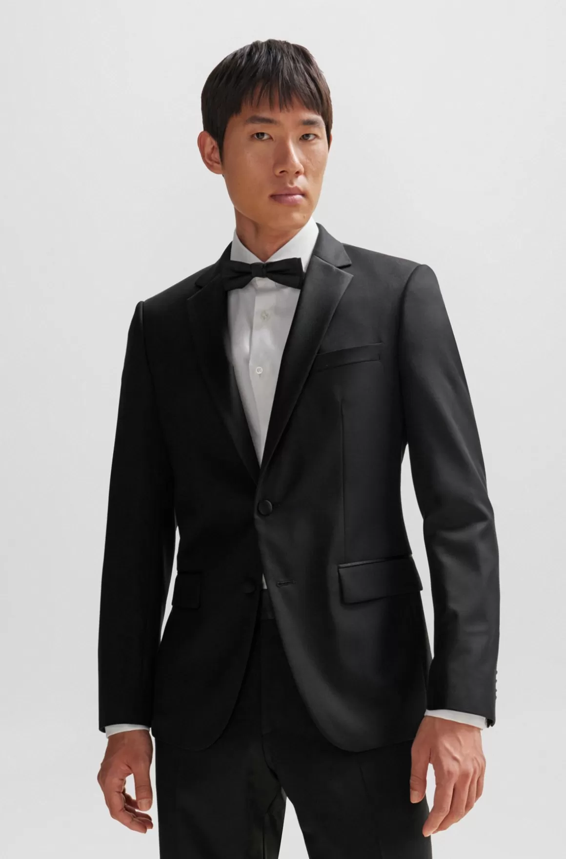 HUGO BOSS Smokingjakke I Slim Fit I Serge Af Ny Uld