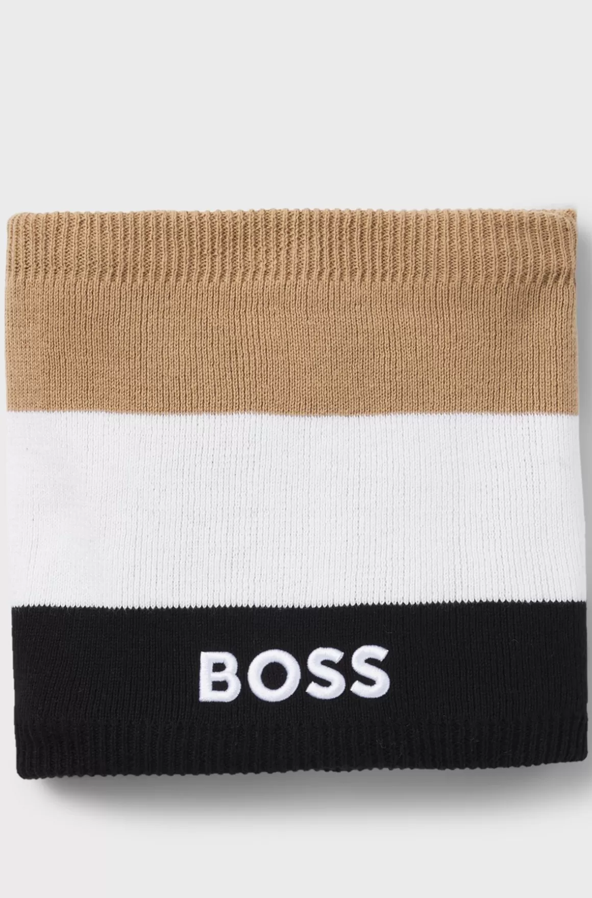 Børn HUGO BOSS Snood Til Børn Med Signaturstriber Og Broderet Logo