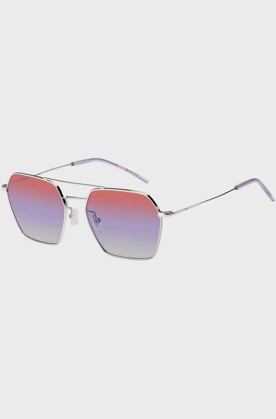 HUGO BOSS Solbriller Med Dobbelt Bro Og Flerfarvede Glas