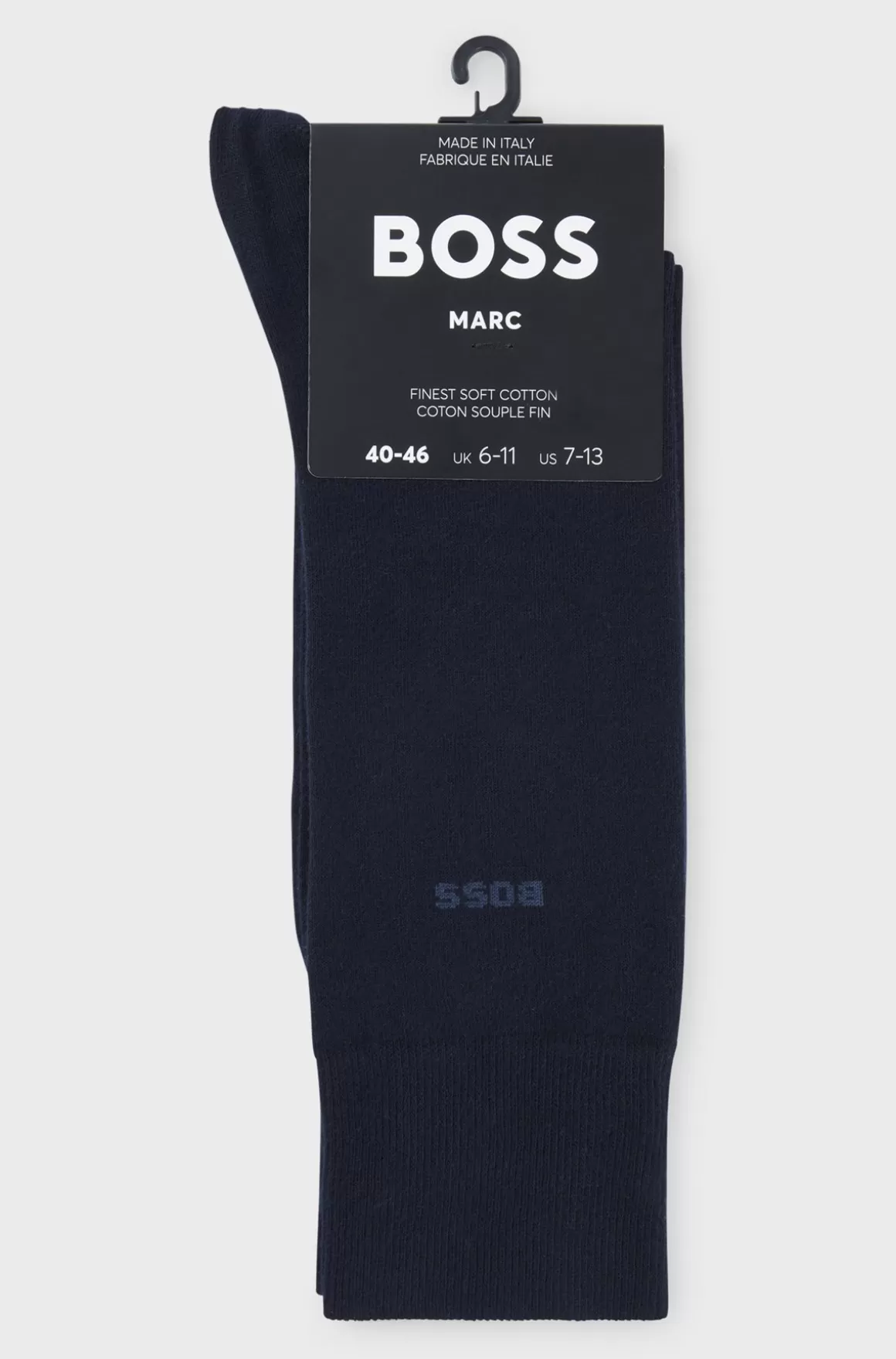 HUGO BOSS Strømper Med Logo I Almindelig Længde Fremstillet Af Kæmmet Bomuld