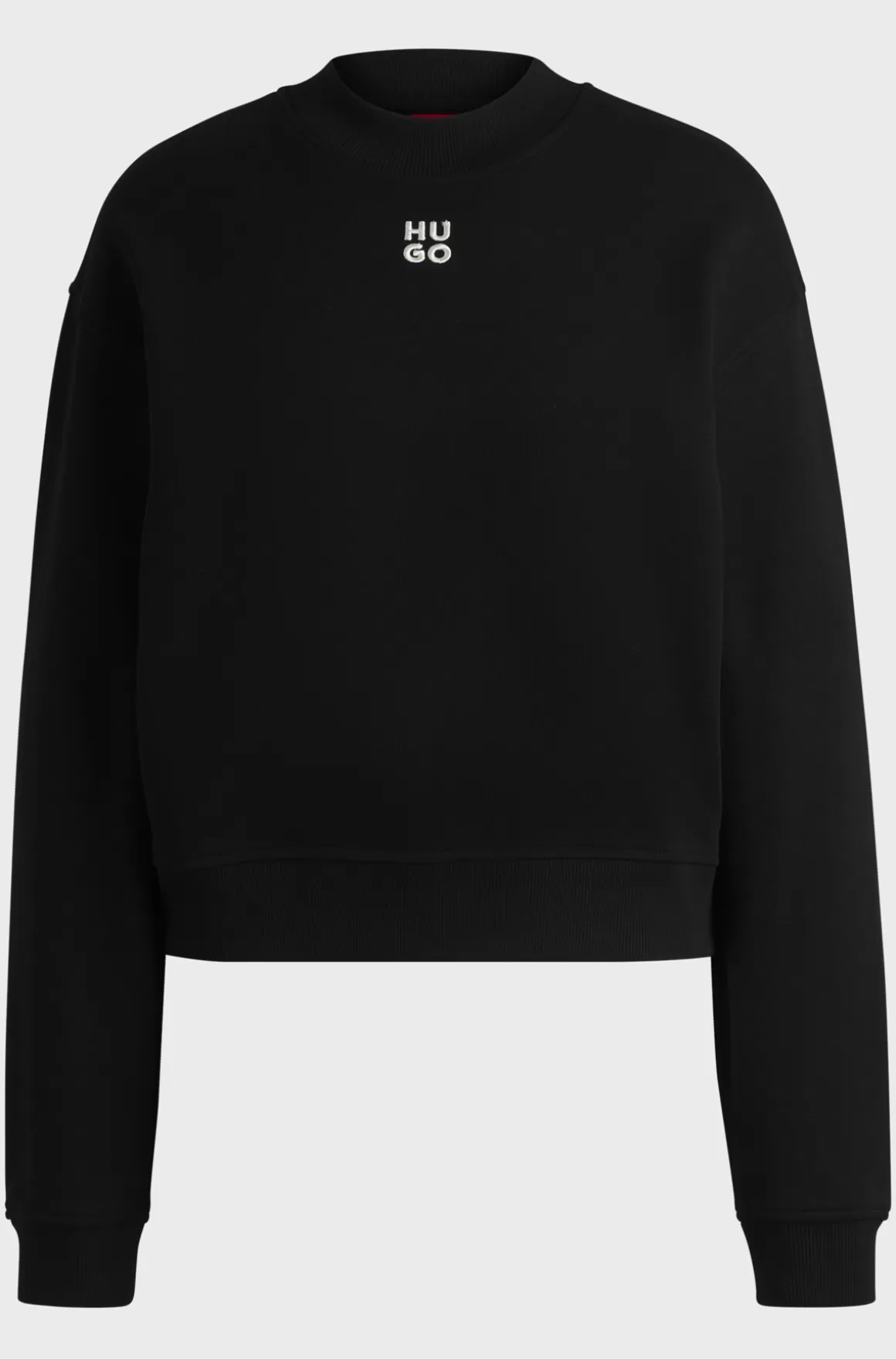 HUGO BOSS Sweatshirt I Sweatkvalitet Af Bomuld Med Relaxed Fit Og Broderet Logo