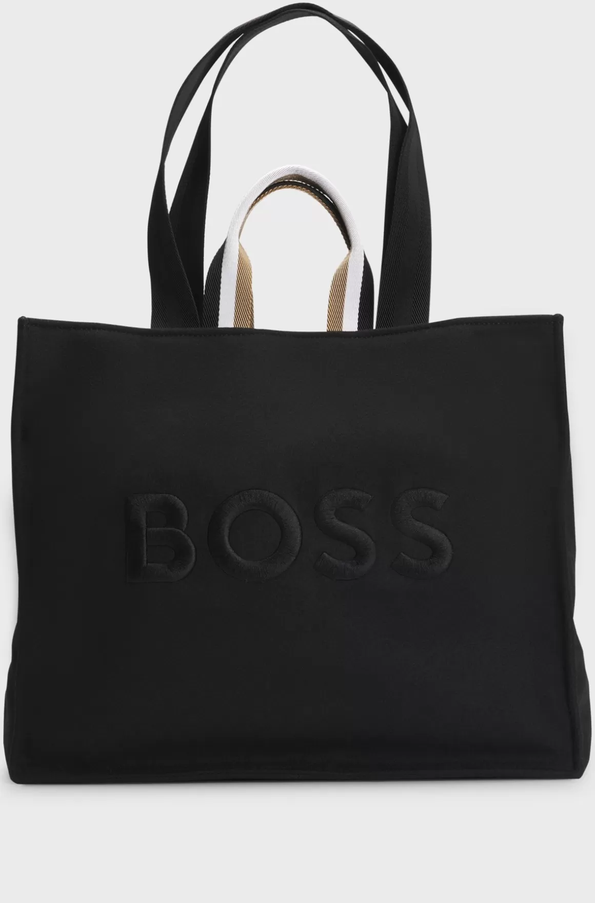 HUGO BOSS Tote Bag Med Broderet Overdimensioneret Logo