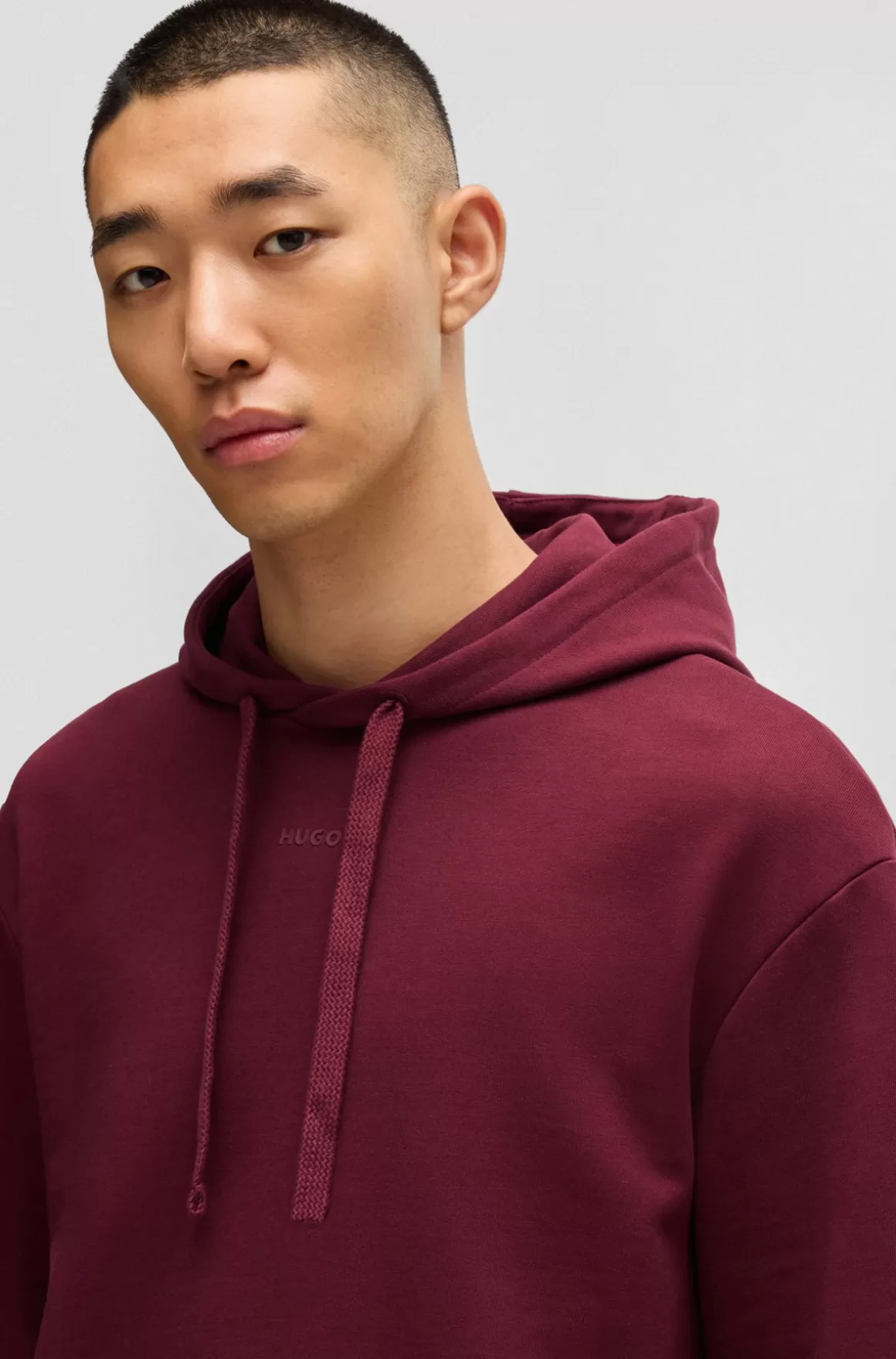HUGO BOSS Tracksuit I Sweatkvalitet Af Bomuld Med Relaxed Fit Og Kontrastlogoer