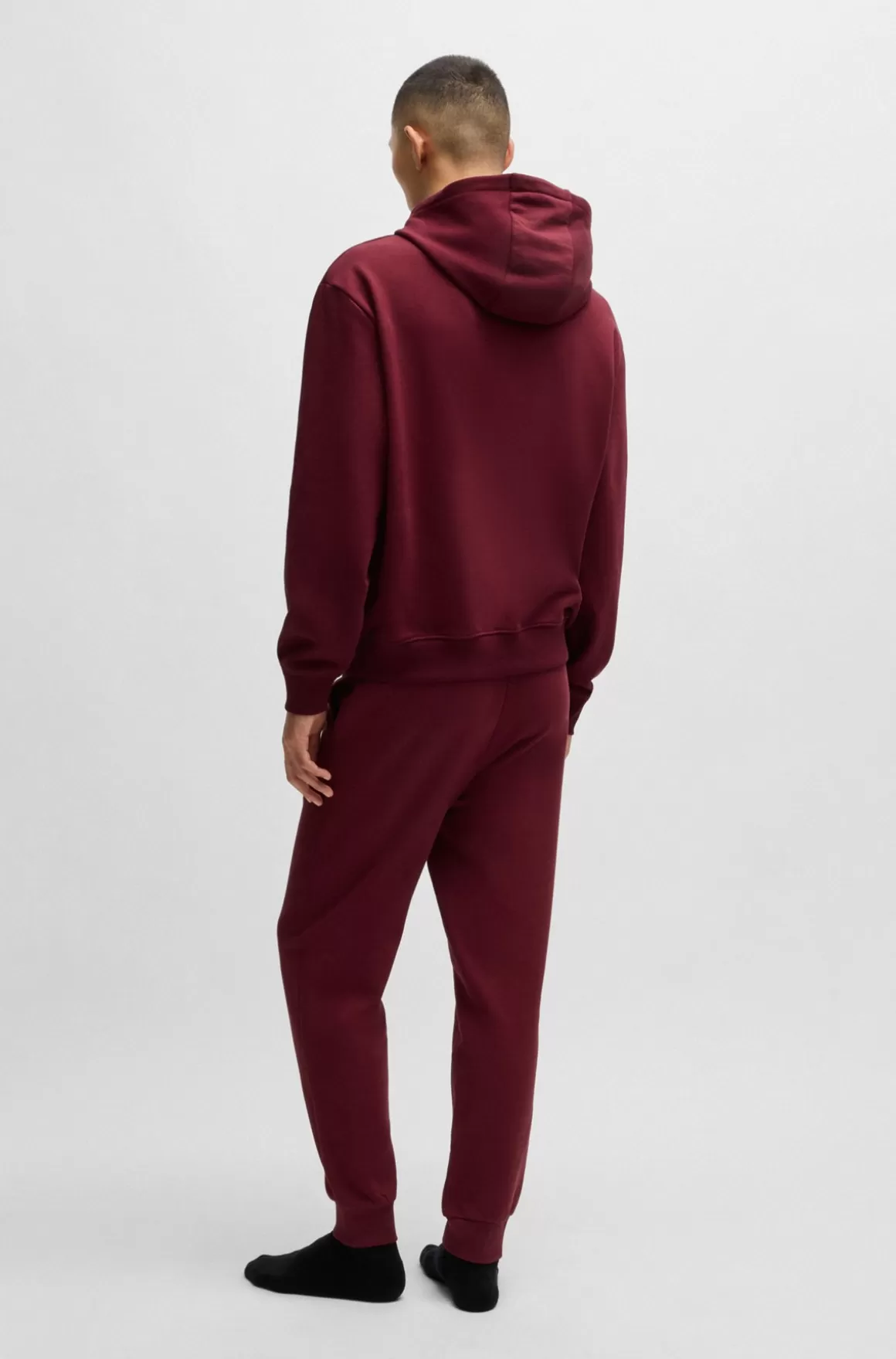 HUGO BOSS Tracksuit I Sweatkvalitet Af Bomuld Med Relaxed Fit Og Kontrastlogoer