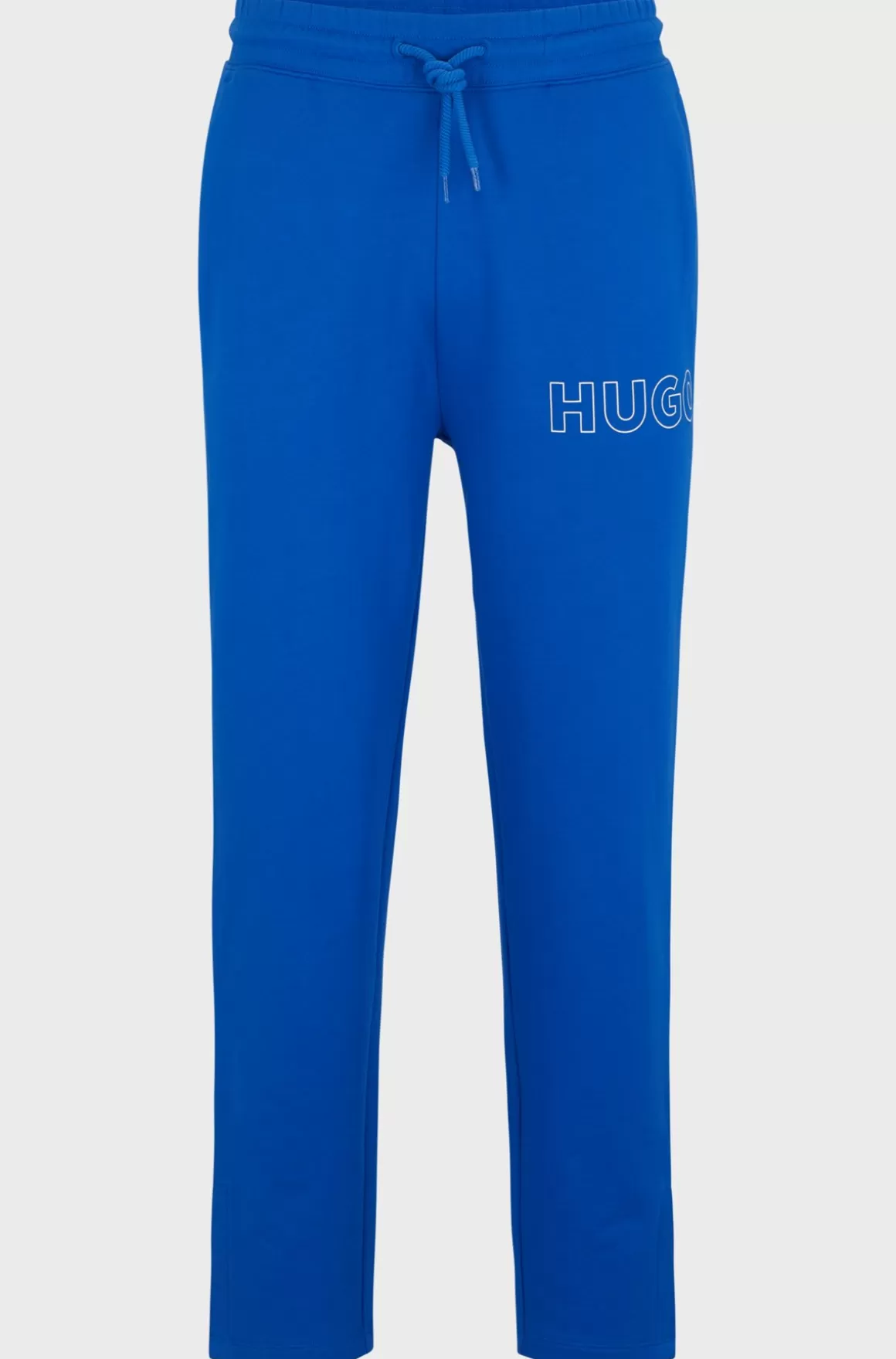 HUGO BOSS Tracksuit-bukser I Sweatkvalitet Af Bomuld Med Loose Fit Og Konturlogo
