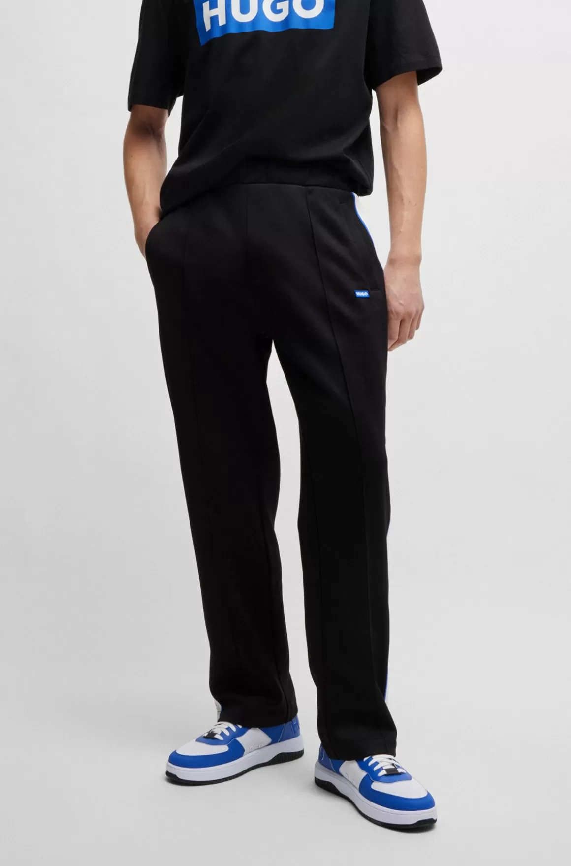 HUGO BOSS Tracksuit-bukser Med Logomærke Og Kantbånd