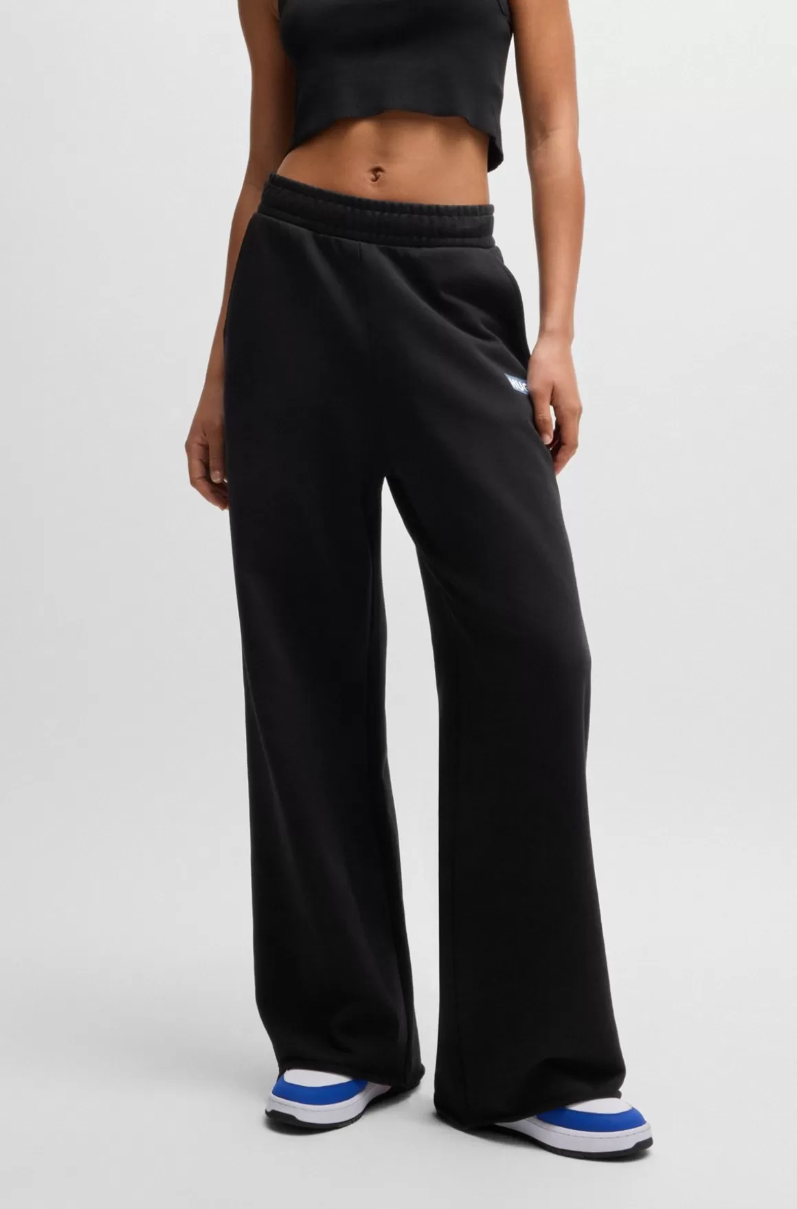 HUGO BOSS Tracksuit-bukser Med Relaxed Fit Og Logoprint