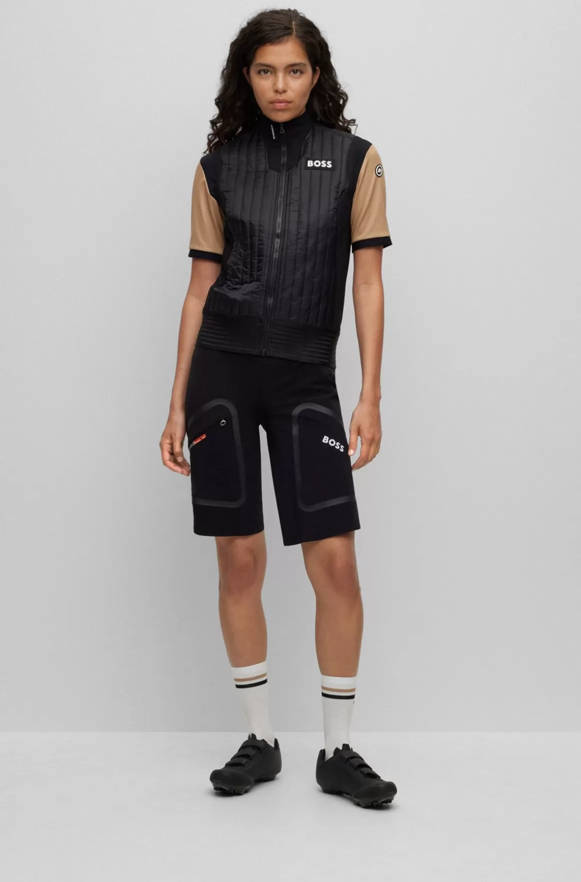 HUGO BOSS Vest I Vandskyende Materiale Med Isolerende Fyld Fra BOSS X ASSOS